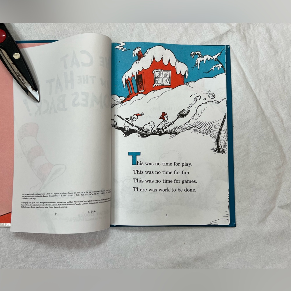 Dr Seuss Books 4 Cat In The Hat & Comes Back Green Eggs and Ham Wocket In Pocket - Picture 8 of 16